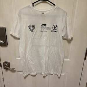 Vans White Graphic Men's Tee